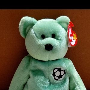 3/$20 Ty Beanie Babies 1998 Kicks the Soccer Bear